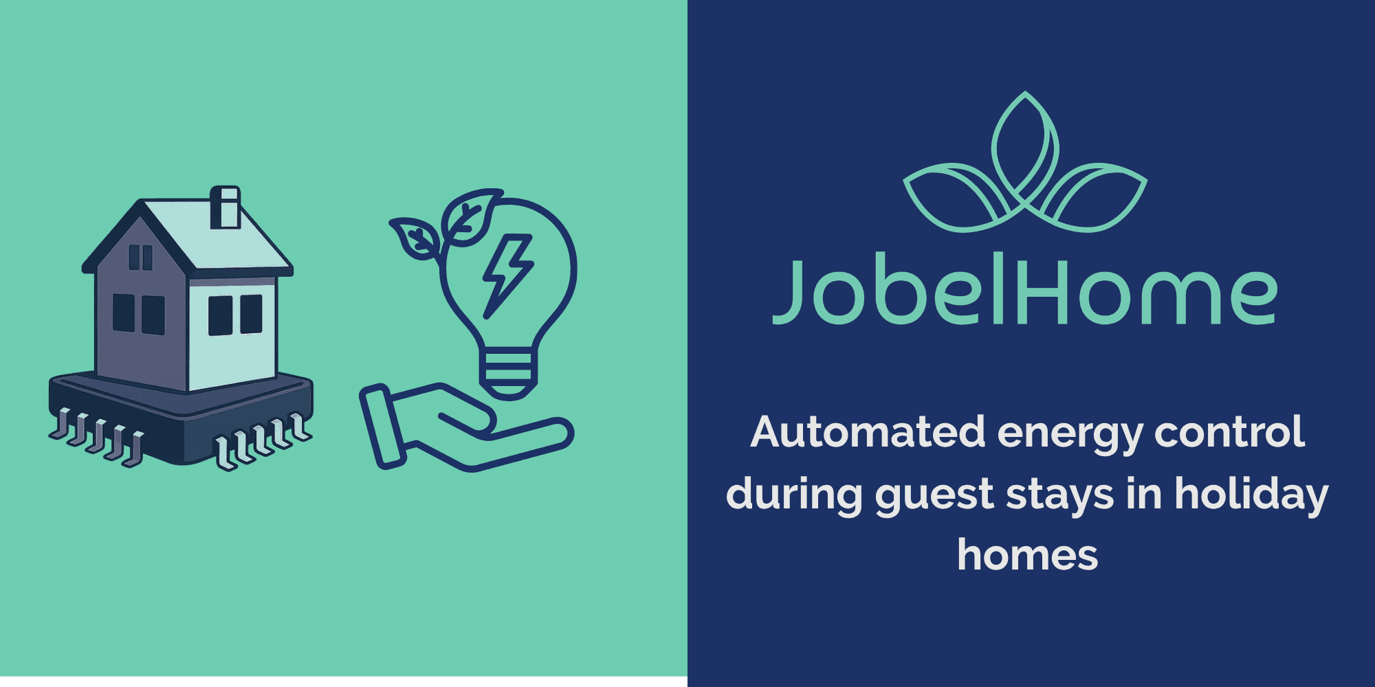 Automated energy control during guest stays with booking based energy adjustment to reduce energy waste in holiday homes.
