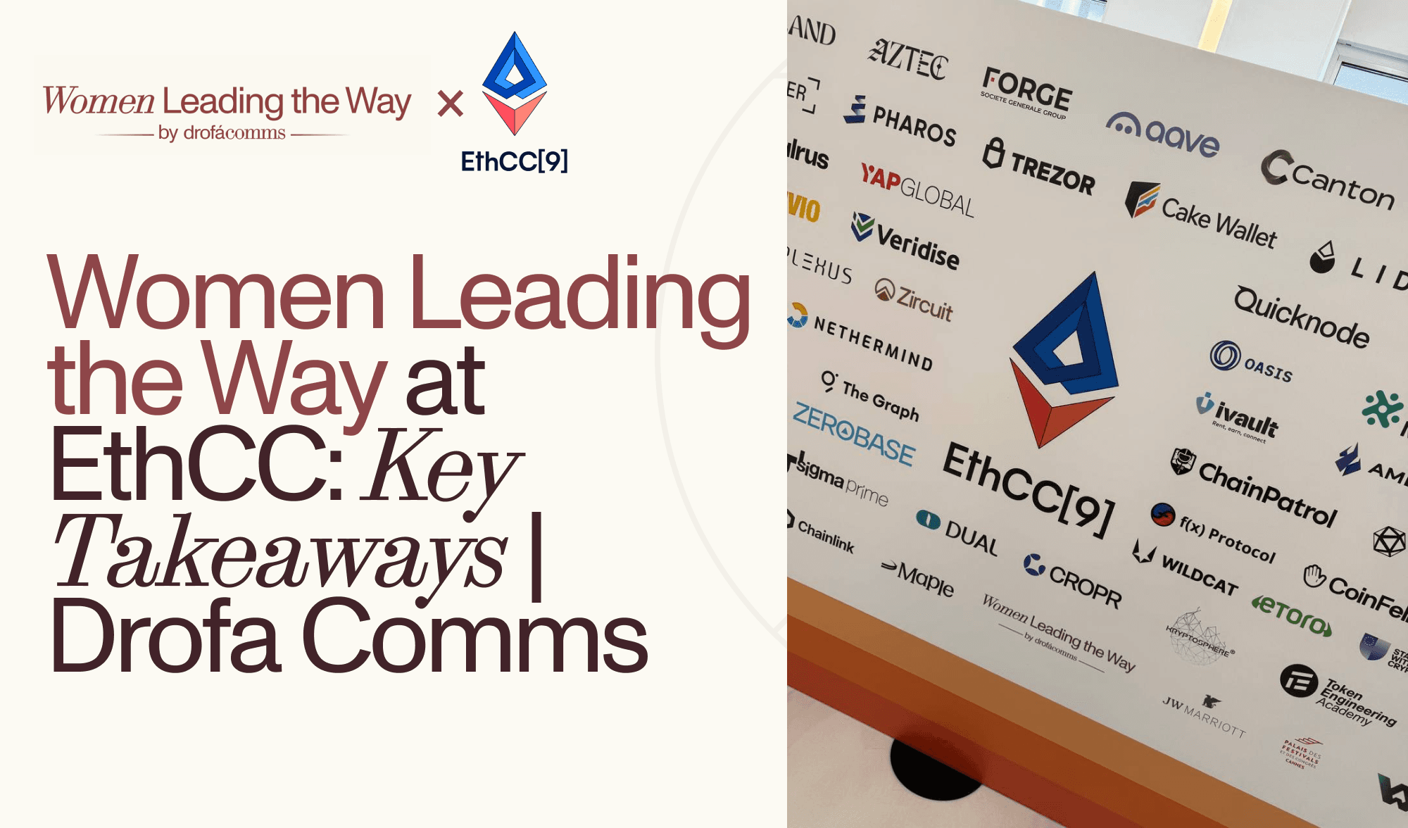 Women Leading the Way at EthCC[9]: What We Saw on the Floor