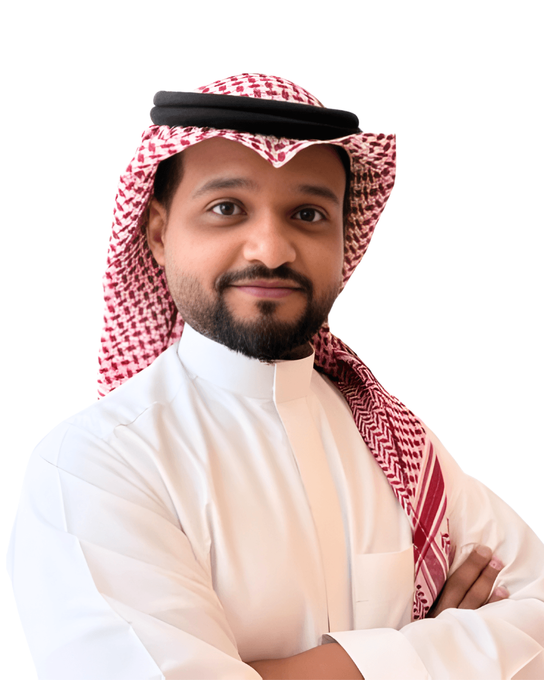 امرأة شابة تبتسم لشخص ما