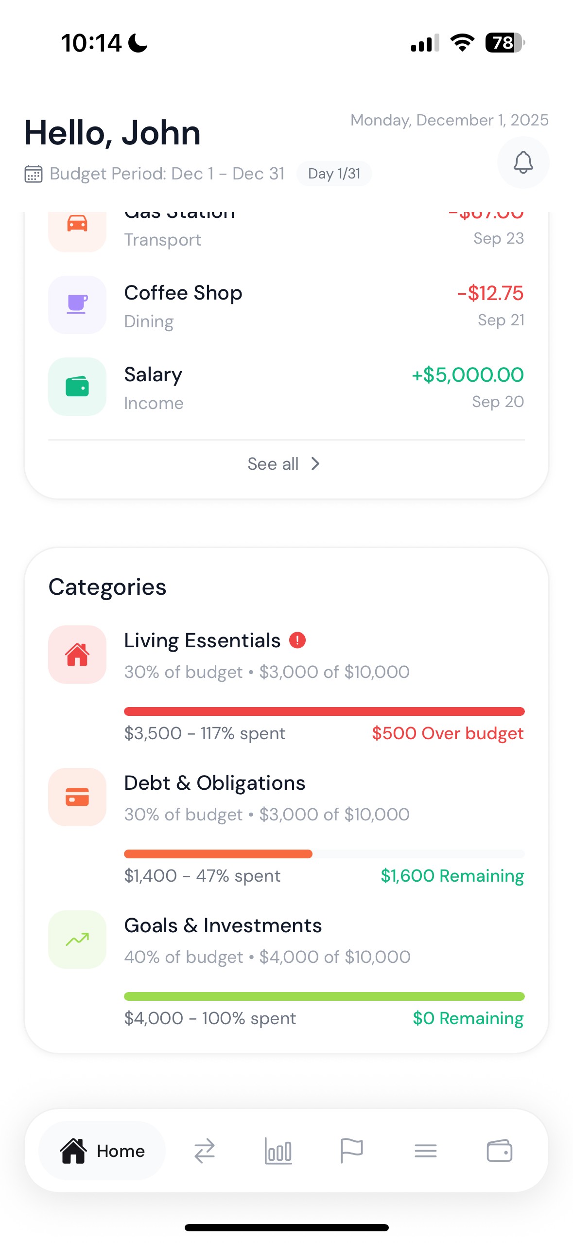 An image of Freelio's project ui