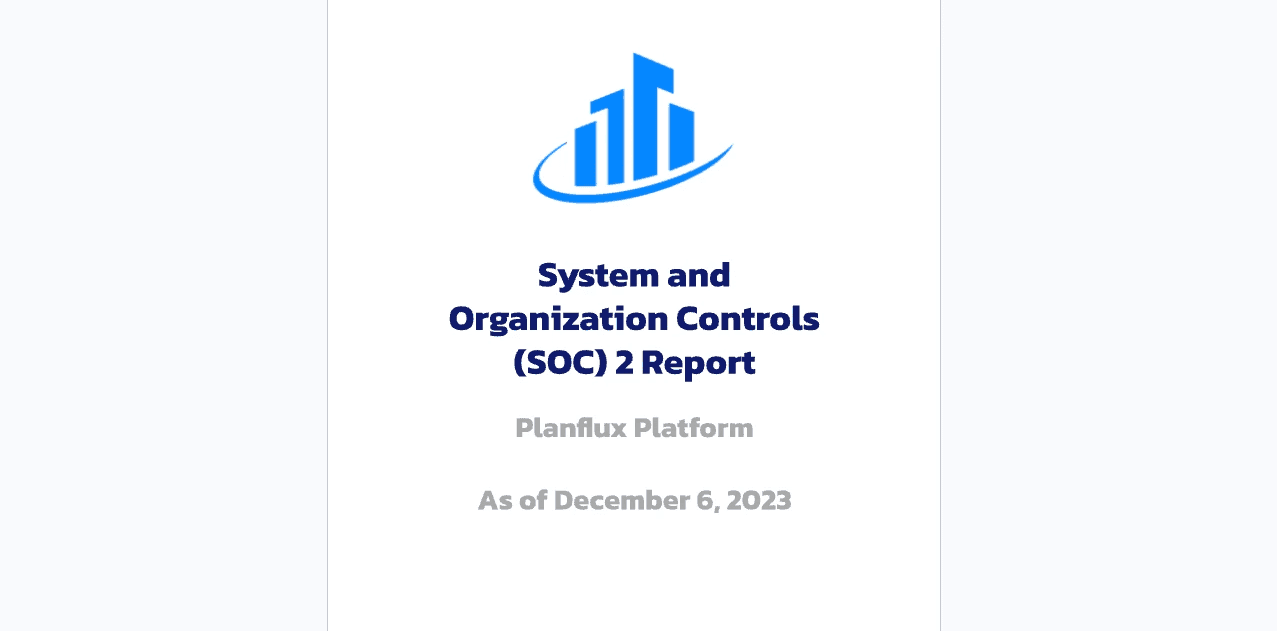 Planflux SOC2 Report