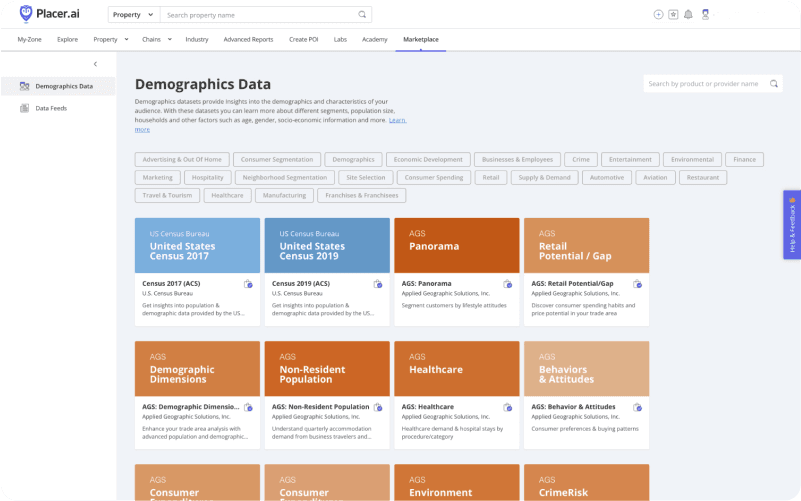 Image of Marketplace catalog before re-design