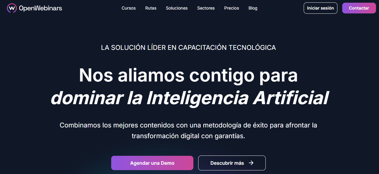OpenWebinars – Curso de IA para empresas