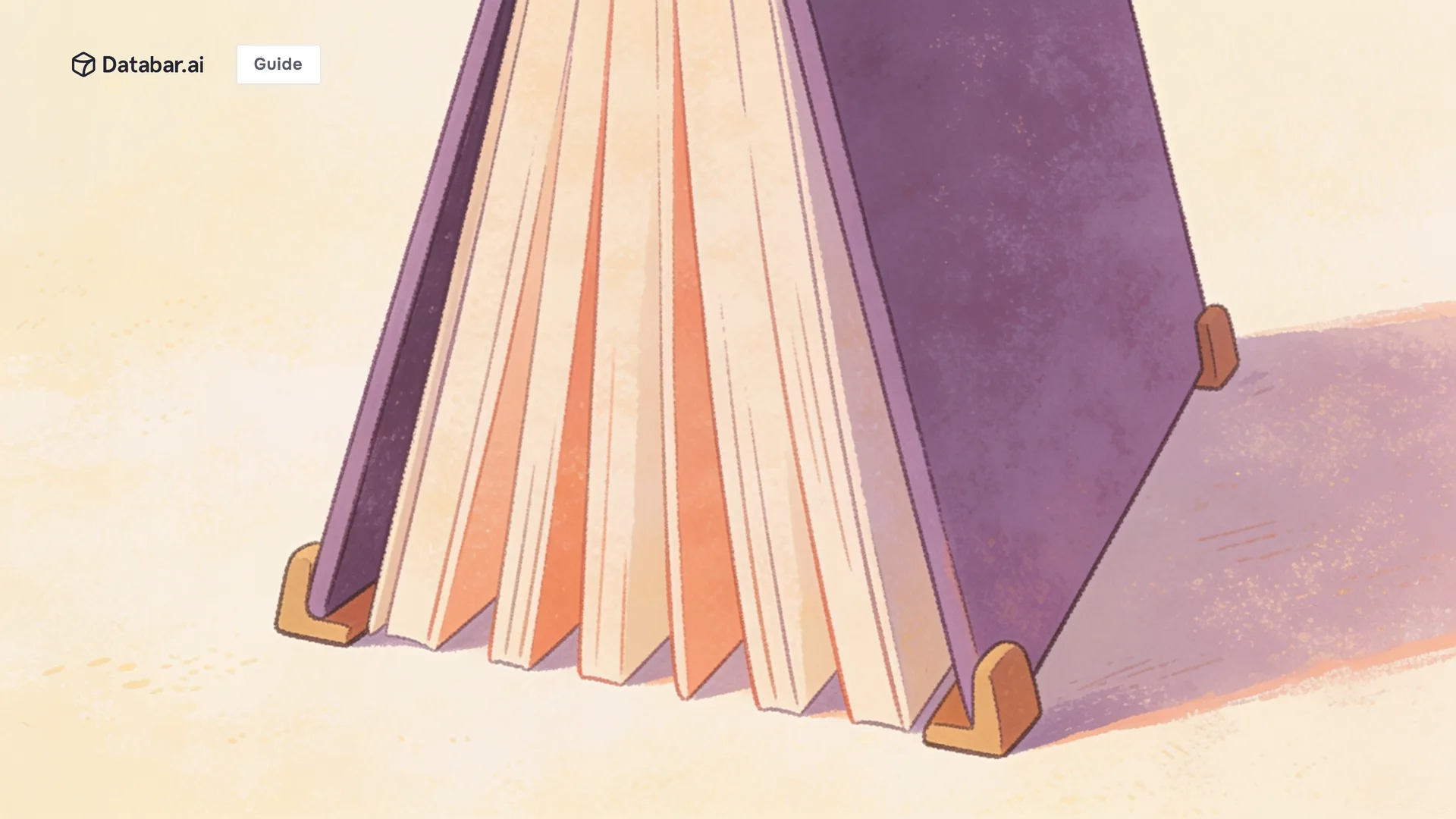Illustration of a presentation stand with every piece already arranged before the cover is lifted — How to Crush Your Next Sales Demo with Enriched Profiles Giving You an Edge