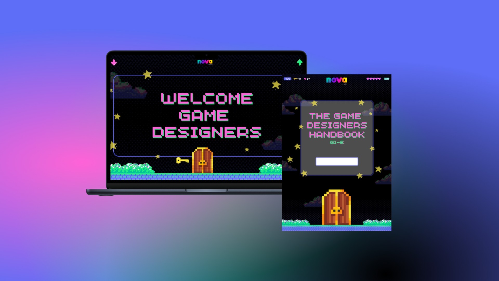 Image showing Game Designers Curriculum slides and activity book