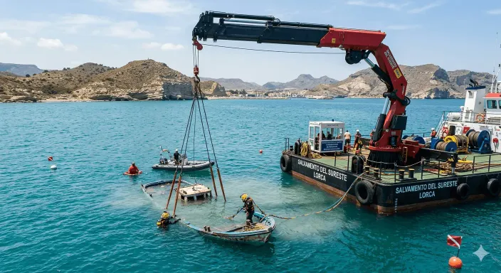 Operación de rescate y reflotamiento de un barco hundido, asumiendo los altísimos costes por parte de Allianz.