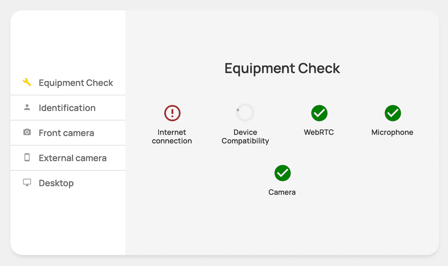 Starting test setup — screenshot 2