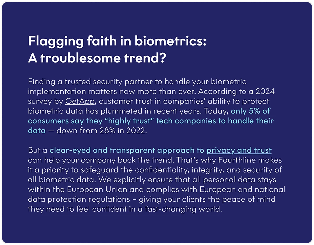 Flagging faith in biometrics