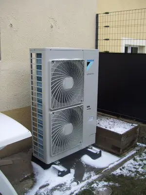 Une pompe à chaleur air-eau à Nancy