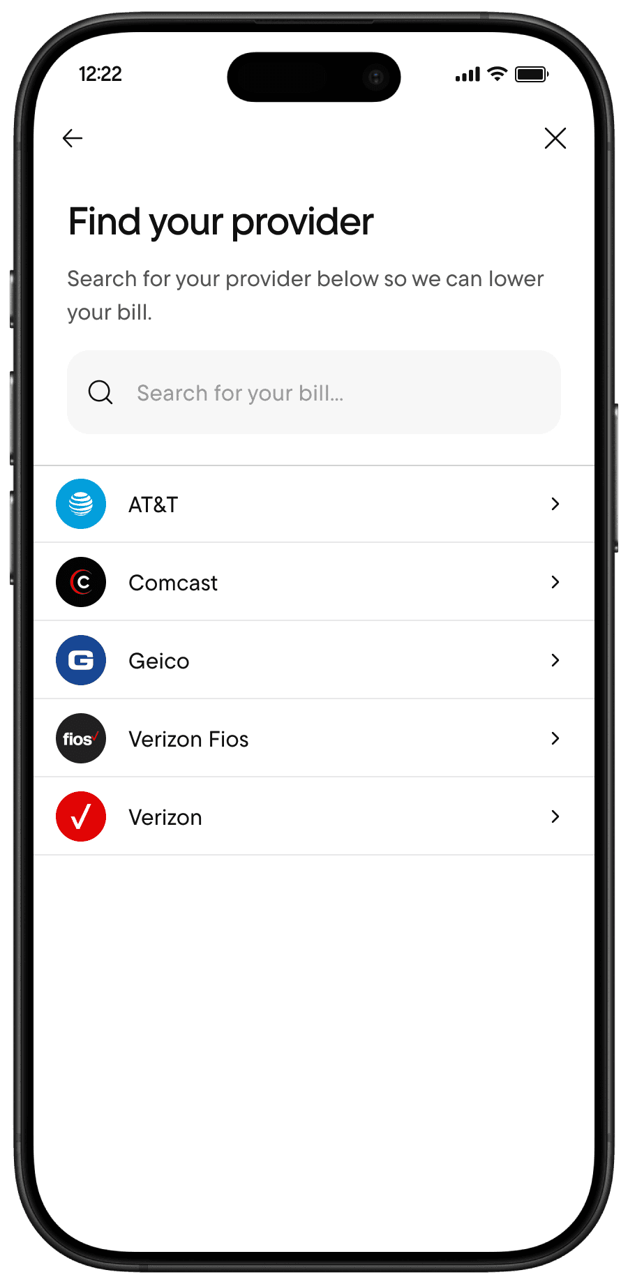 Phone of a Bill Negotiation submission in Rocket Money