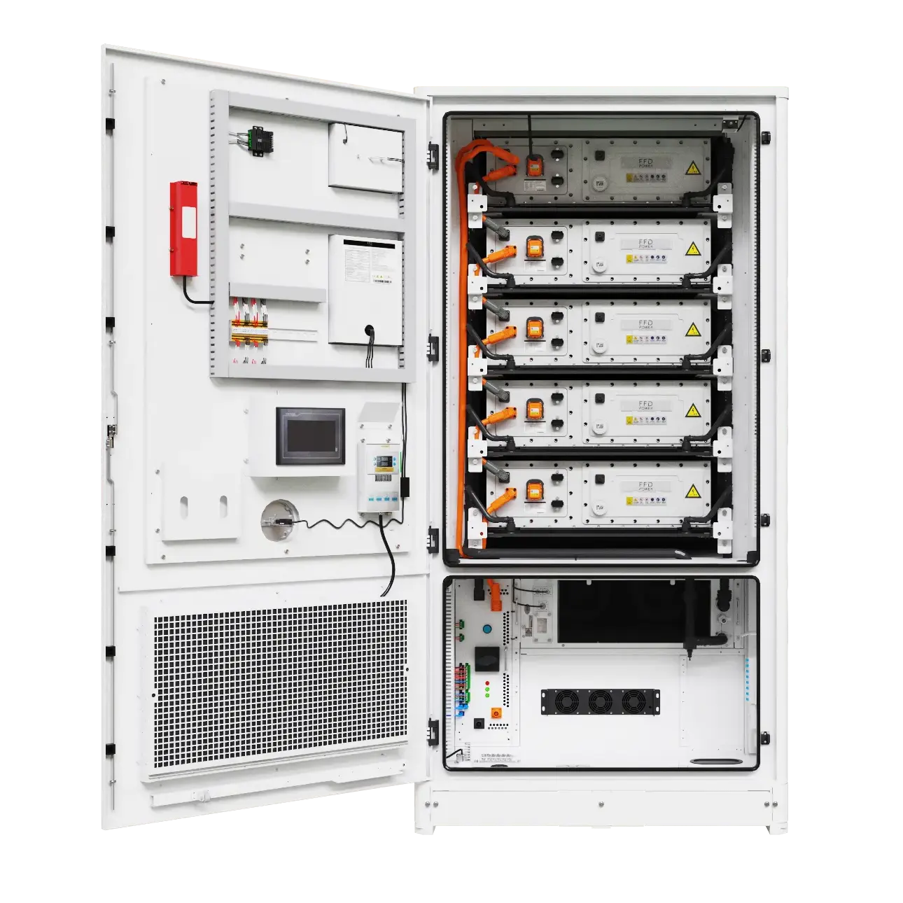 FFD POWER DC‑coupled retrofit‑ready BESS system for existing PV plant energy shifting