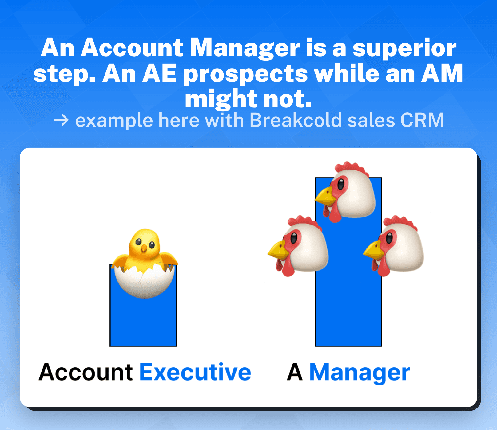 Defining Account Executive and Account Manager