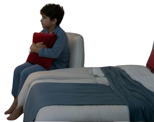 Arjun in bed