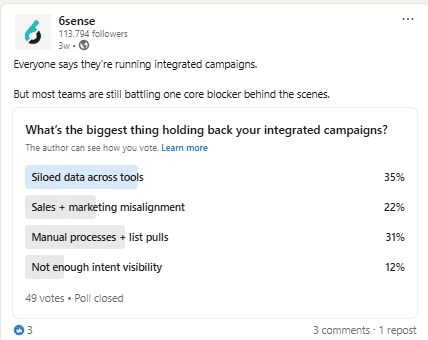 Marketing Spotlight: 6sense Marketing Strategy Social Media Strategy