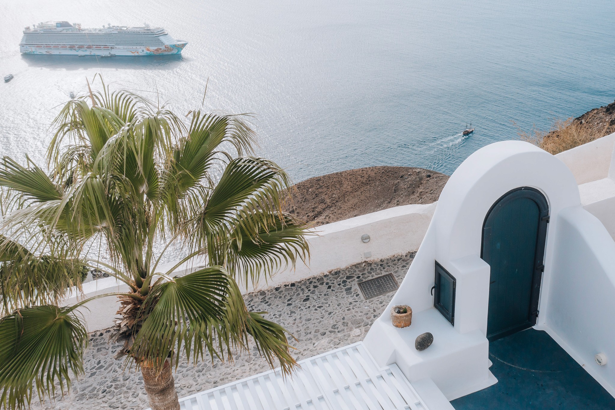 Photos of our Villa in santorini with amazing view