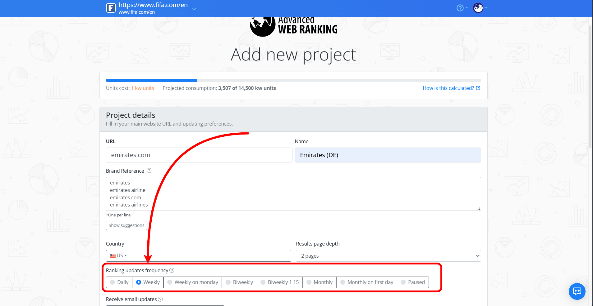 how-to-change-your-ranking-update-frequency-during-project-setup