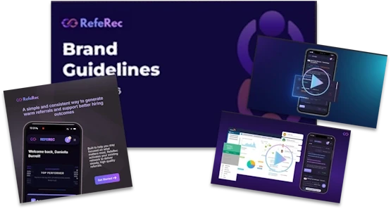 Employee working on their laptop