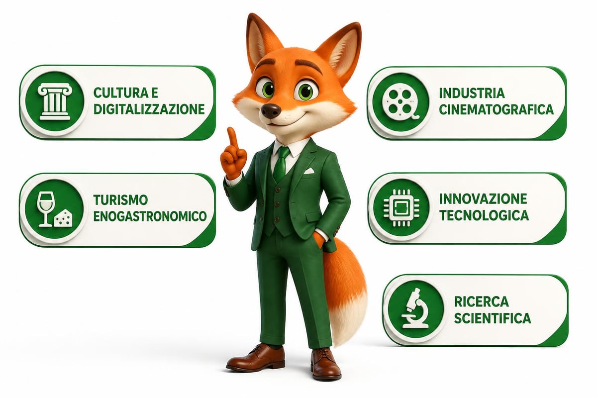 Settori strategici finanziati dai bandi Marche