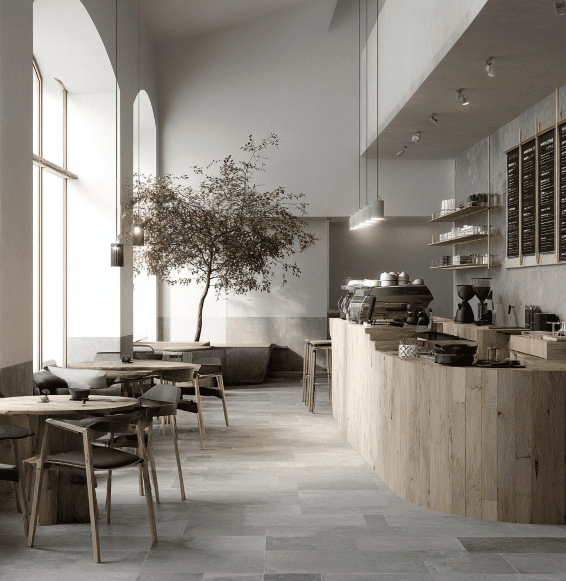 Image of Zen dining space