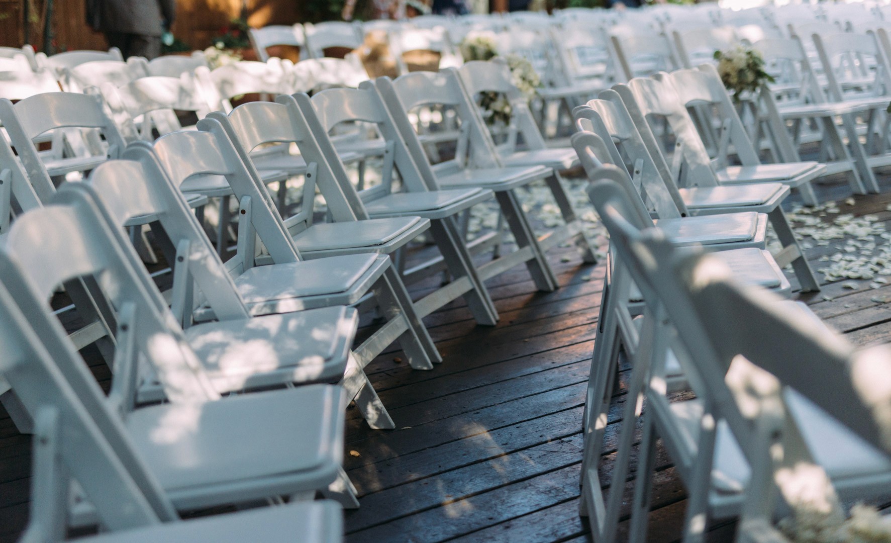 Seating before guests