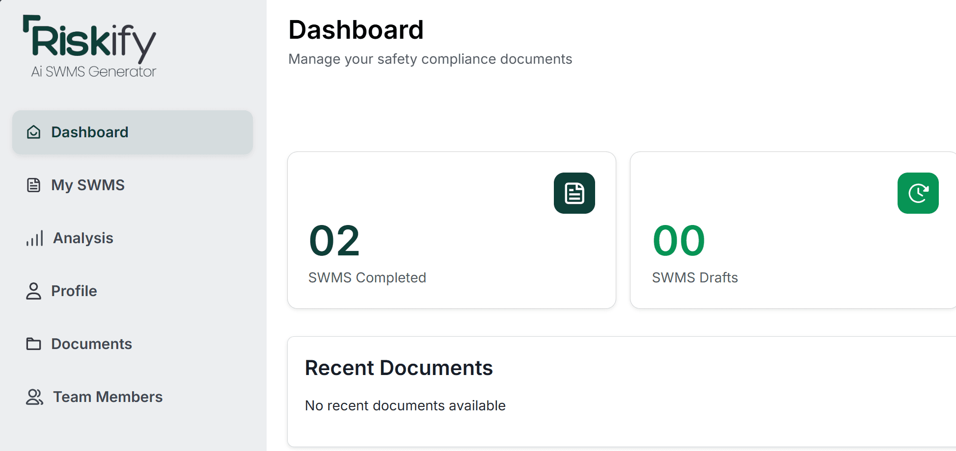 Dashborad UI