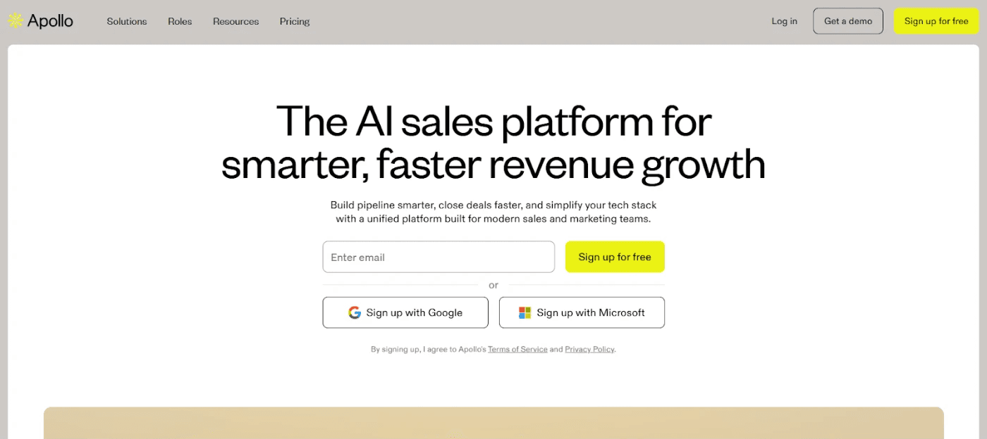 Apollo.io: Best for Prospecting and Sales Engagement