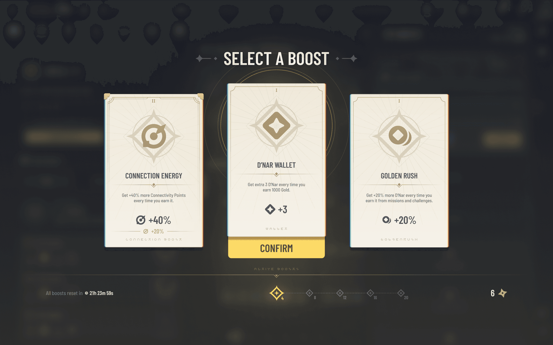 UX/UI on network tier page (user progression)