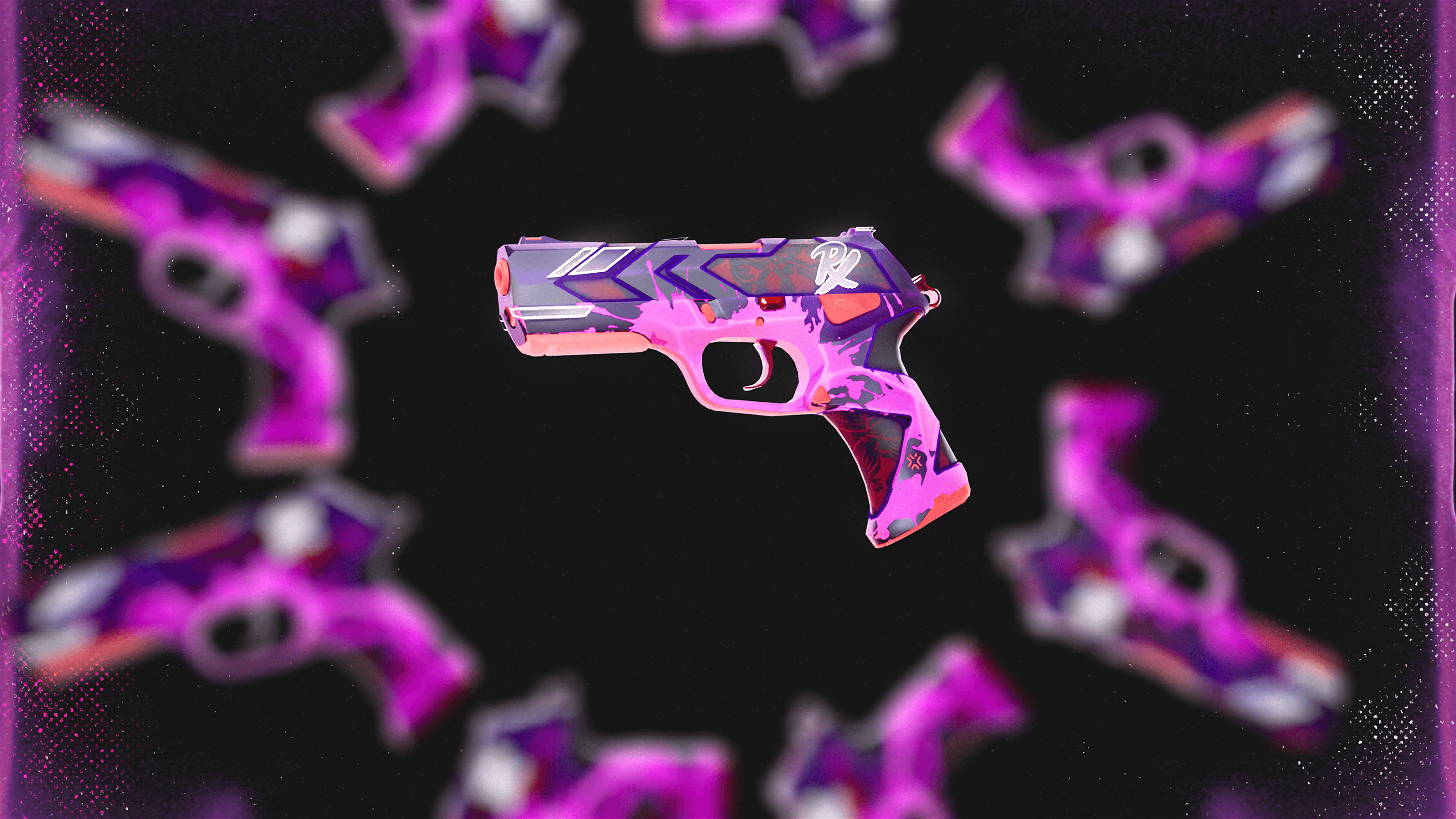 A close-up of a person wearing green-tinted glasses, with a serious expression and smooth skin.