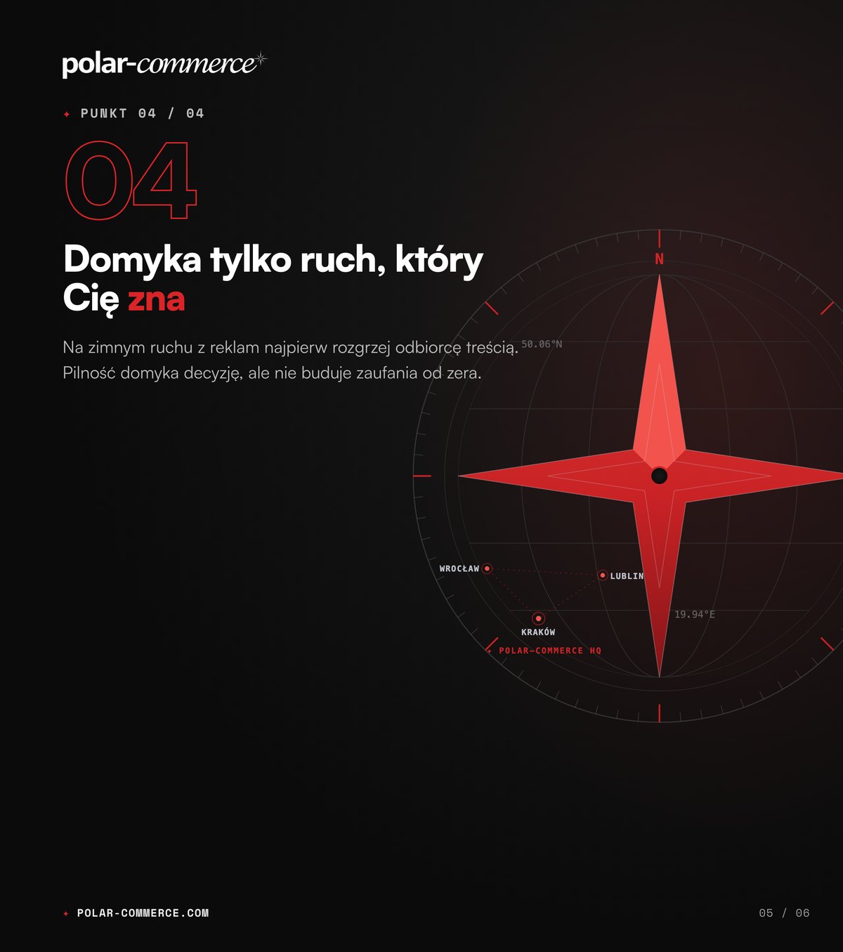 Domyka tylko ruch, który Cię zna — Polar-Commerce