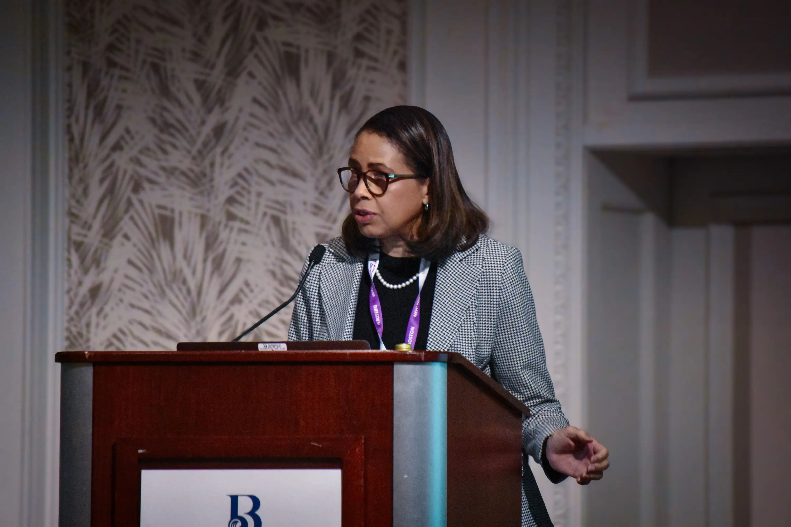 SSN participants conversing at a table