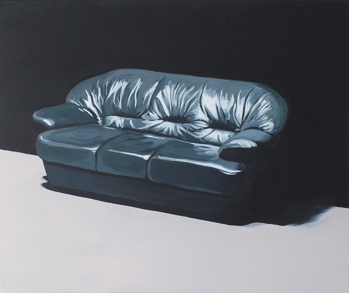 Canapé, Acrylique sur toile, 60 x 50 cm, 2021