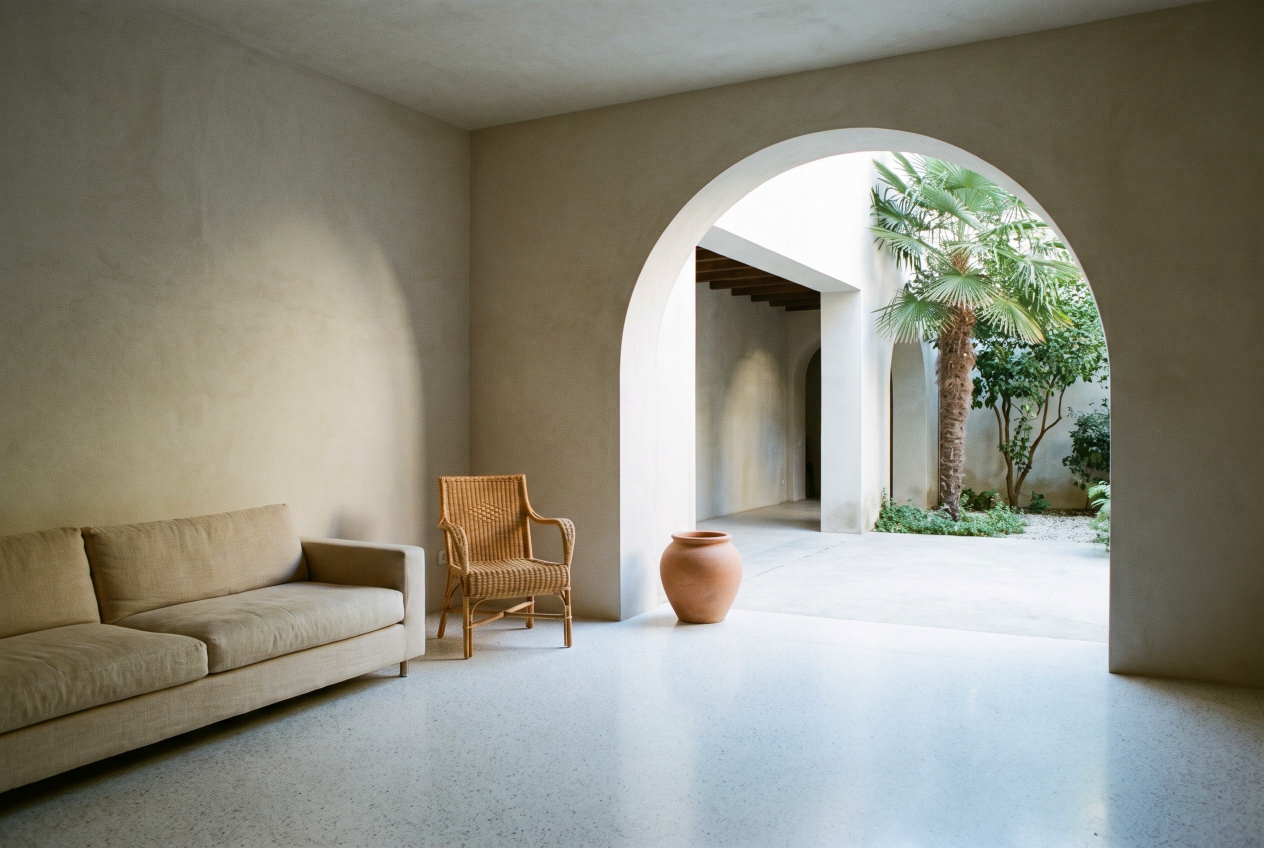 Palm Court — living floor