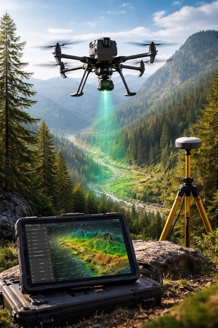 Drone LiDAR & données géospatiales