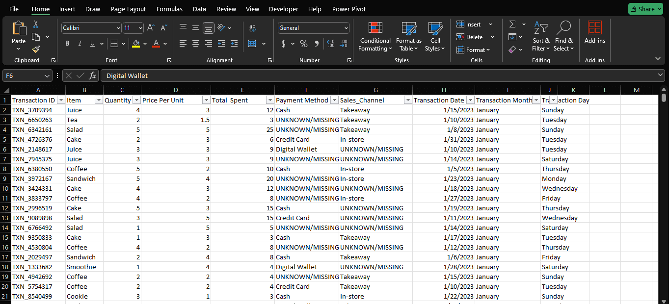 Clean Data