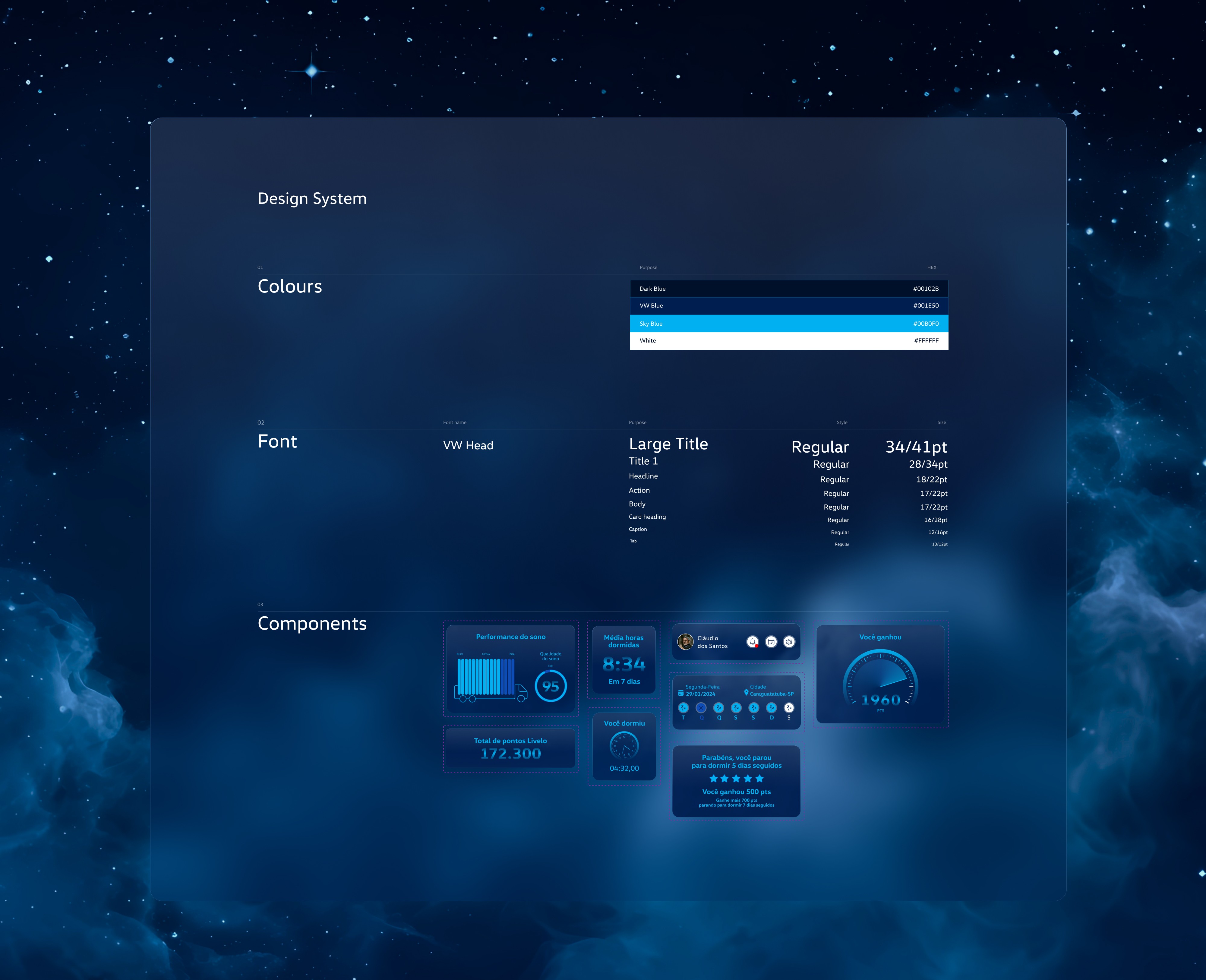 sandro Rosa - UX/UI design for Volkswagen Trucks’ Trucker Napp app, a mobile experience that turns drivers’ sleep into rewards, promoting healthier rest routines, safer driving and real-world usability on the road.