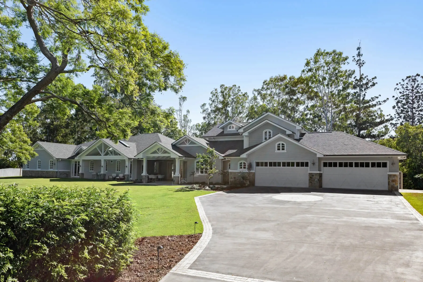 Front facade of Jacaranda House in. Brisbane