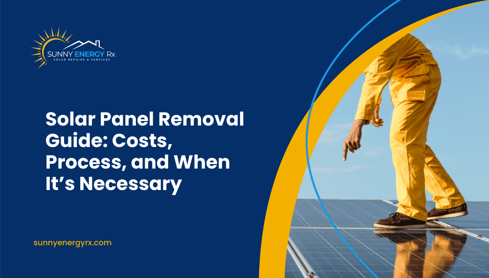 Solar Panel Removal Guide: Costs, Process, and When It’s Necessary