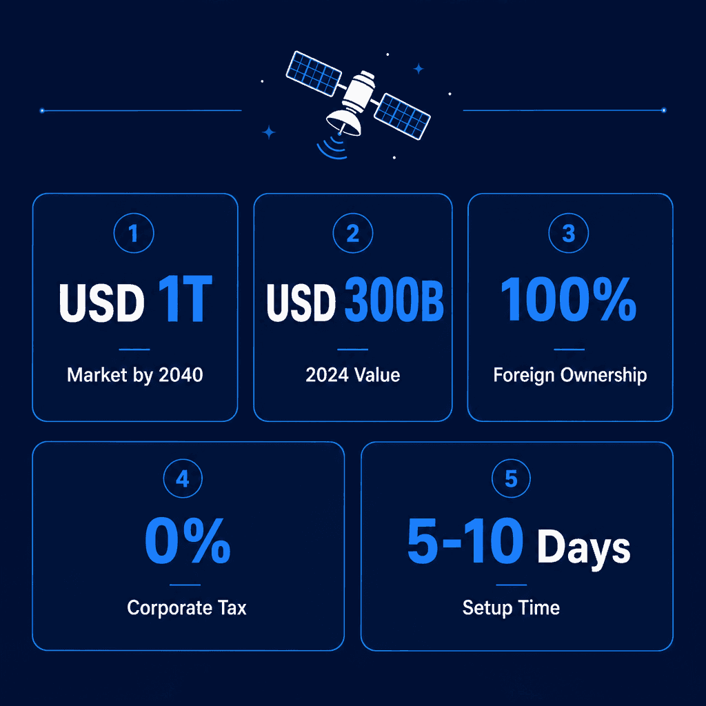 Infographic: Apply for a Satellites' Components & Spare Parts Trading License in Dubai