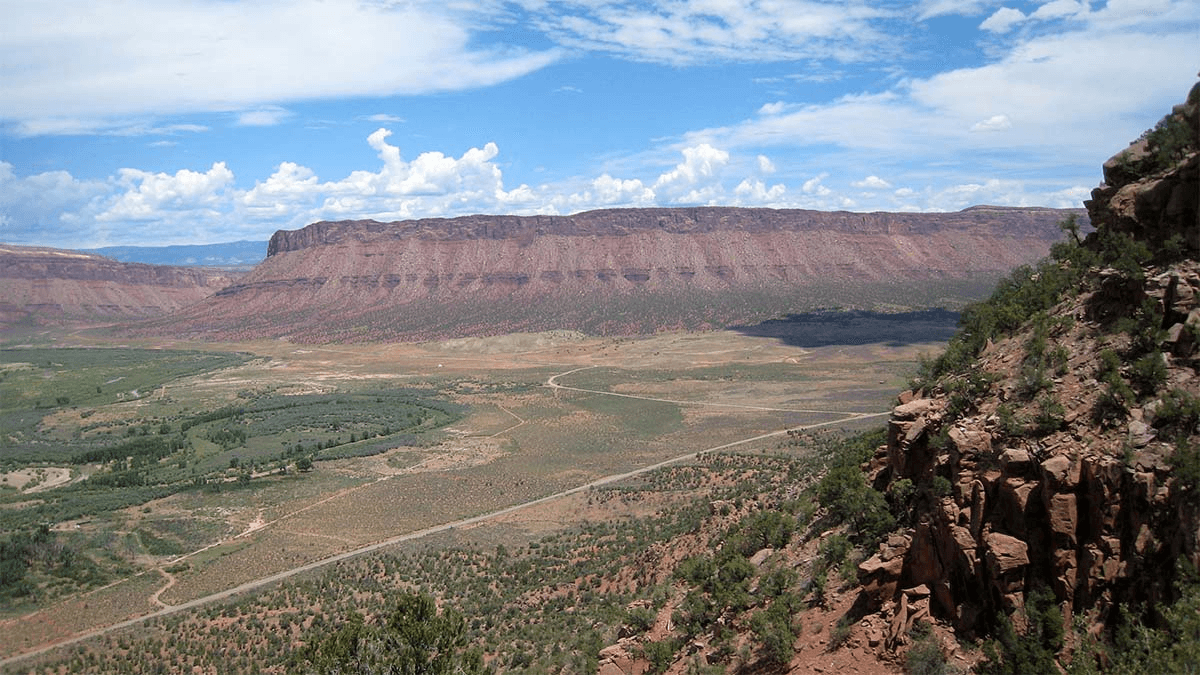 Mesa landscape in the Paradox Basin, Utah