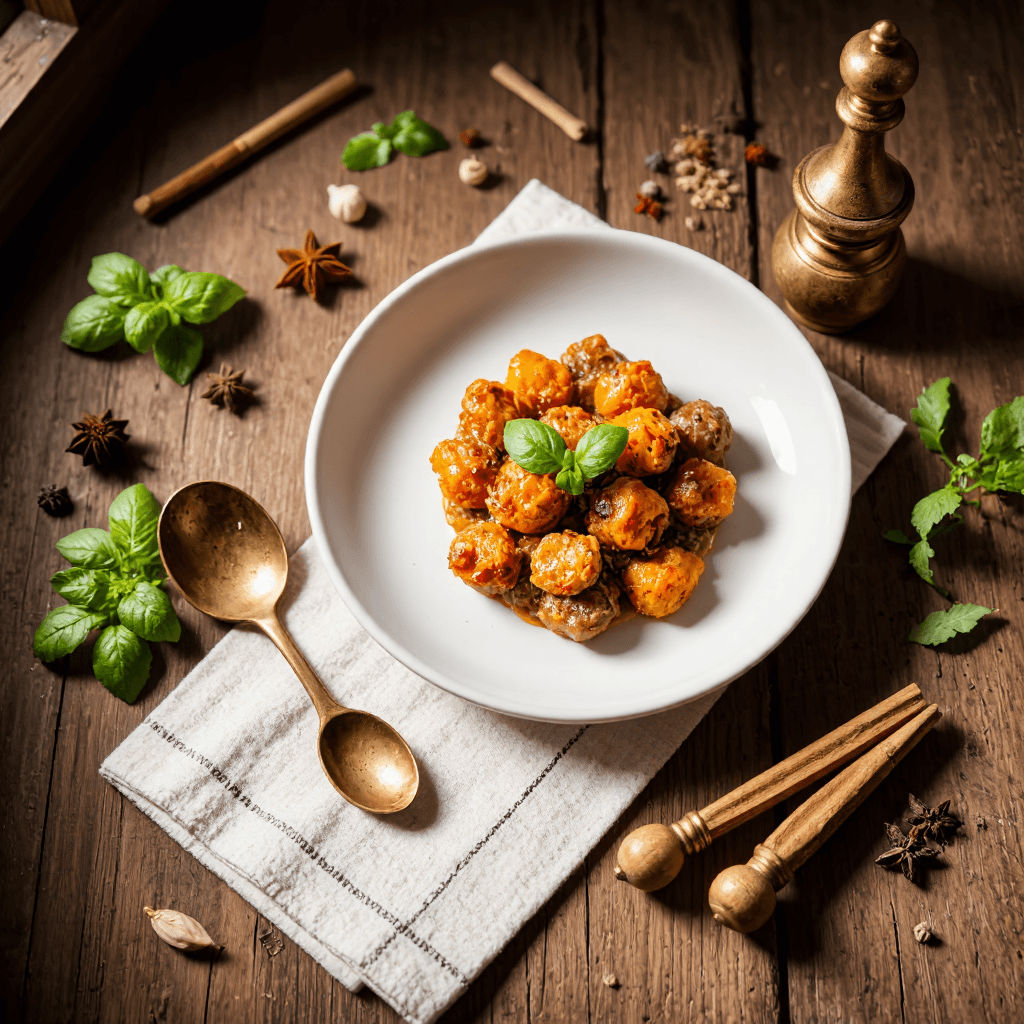 product photography of Gourmet food item