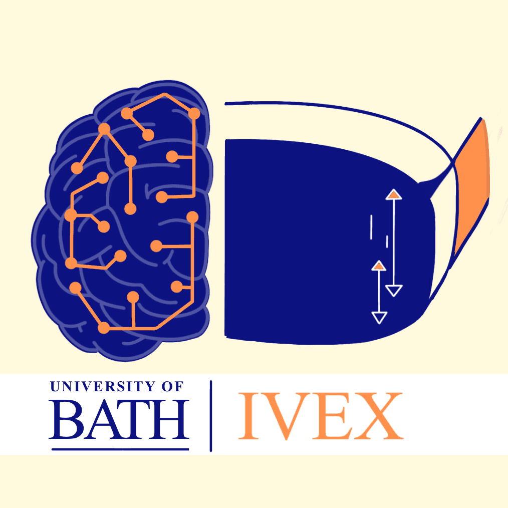 Logo merging a brain, VR headset, and University of Bath branding.