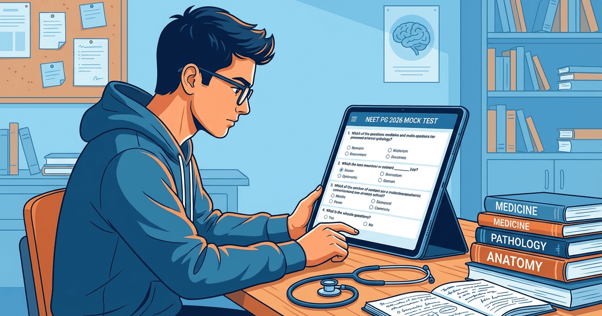 Cover: NEET PG Mock Test 2026: How Oncourse Benchmark Tests Accelerate Your Prep