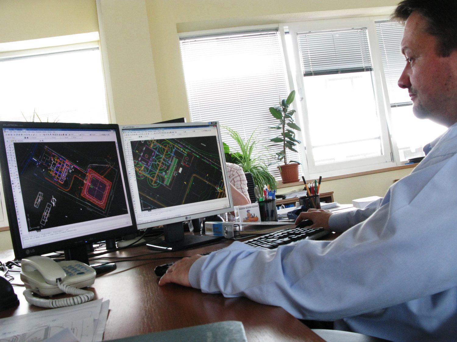 Process and layout design of a treatment plant in UTB's engineering office