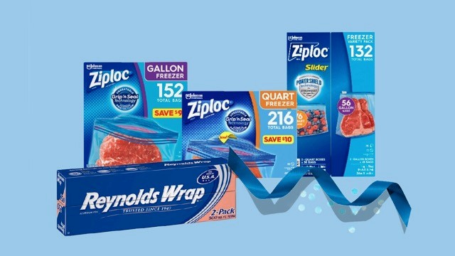 Imagen de bolsas Ziploc y aluminio para envolver tus alimentos