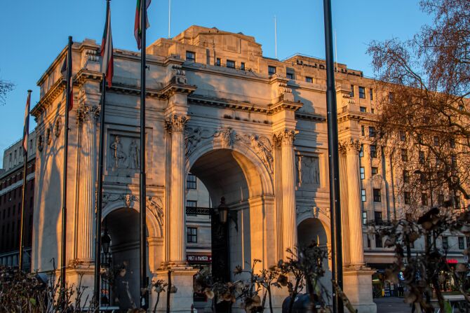Pay a visit to the Marble Arch