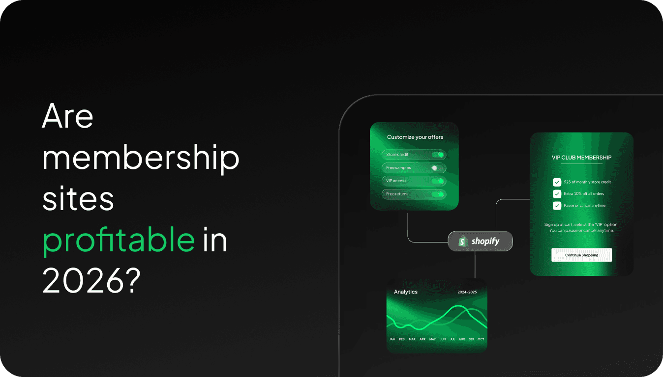 Best Shopify membership apps dashboard showing recurring revenue growth and customer retention analytics for DTC brands