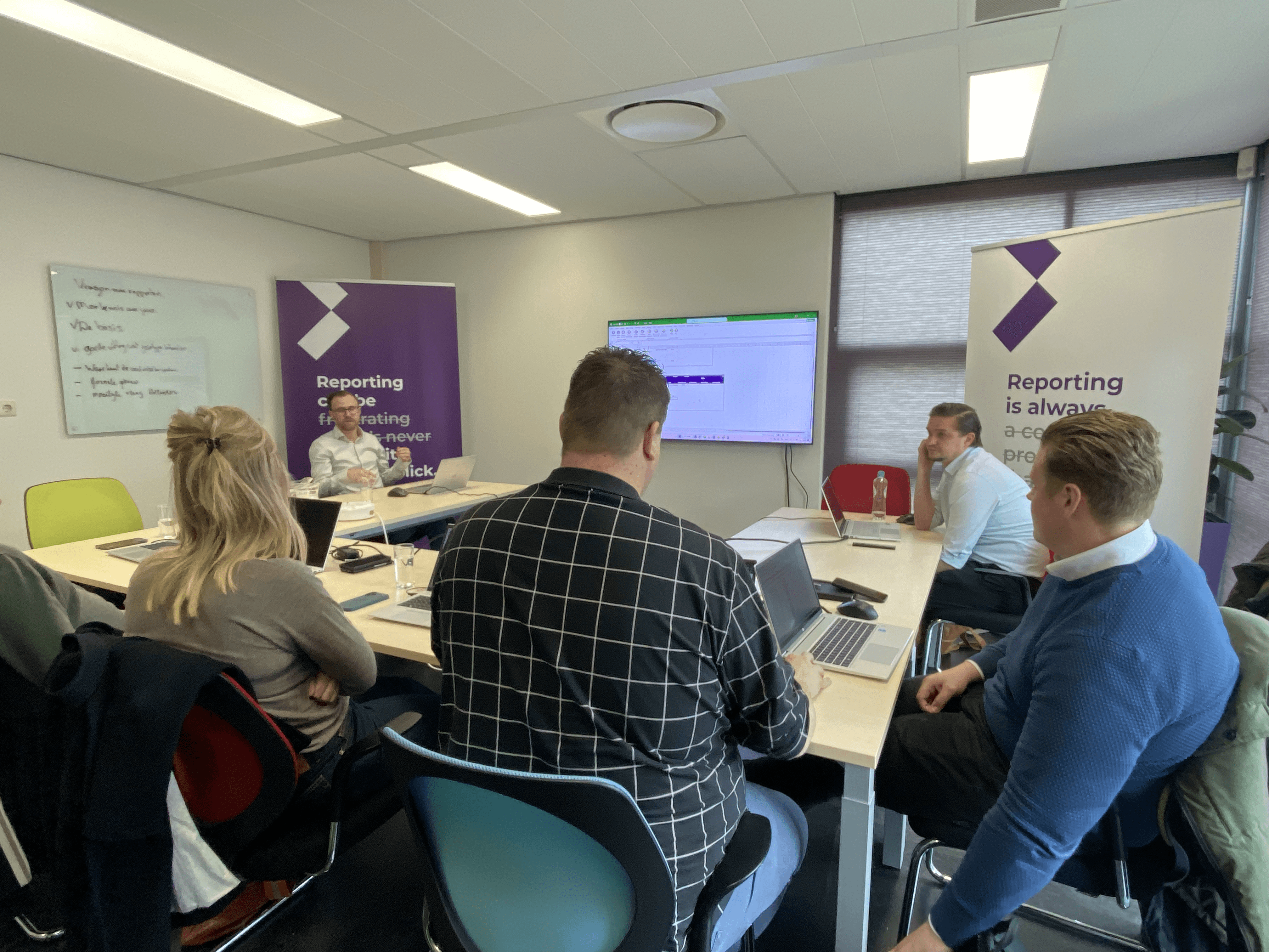 Exsion365 partner meeting in the office