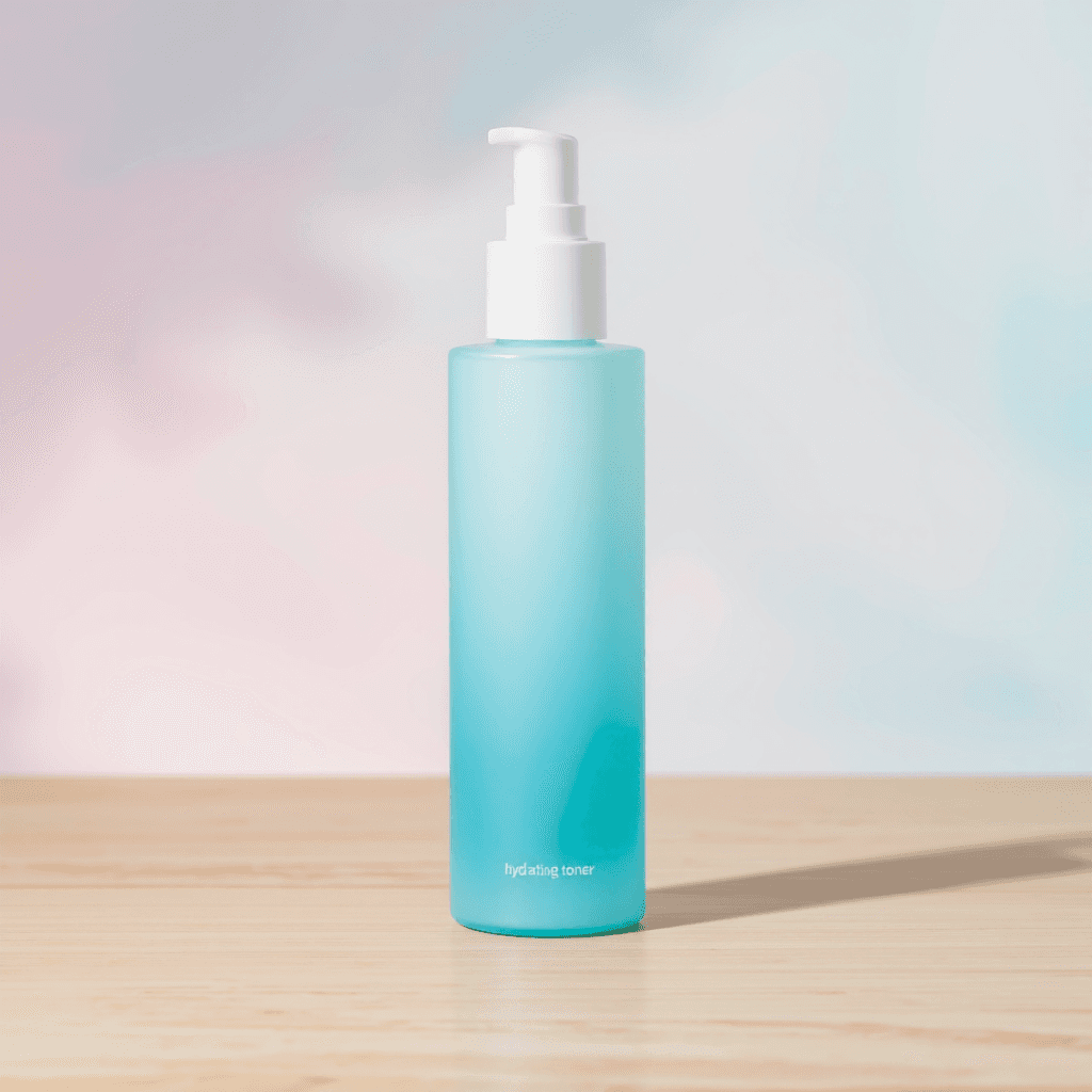 product photography of a bottle of hydrating toner