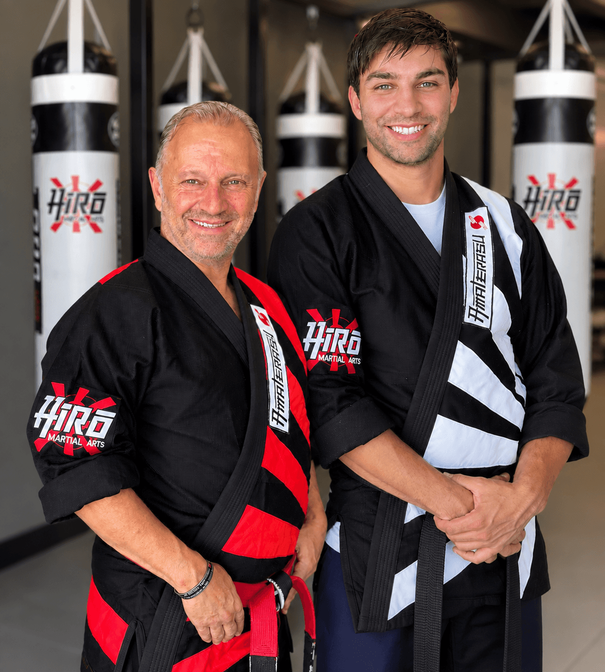 Shihan Mihran Aghvinian and Sensei Marco Deckman at the HIRO dojo