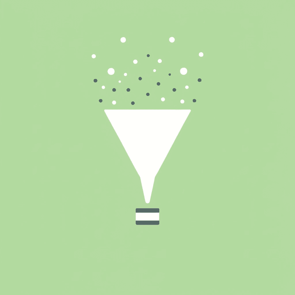 Funnel diagram showing many applicants entering at the top and few scholarship opportunities at the bottom - Medicine Scholarships